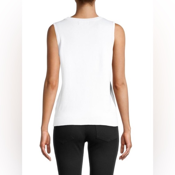 New JOSEPH A white sleeveless top 196N - Picture 2 of 2